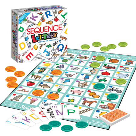 JAX LTD Sequence® Letters Board Game for Kids 8011